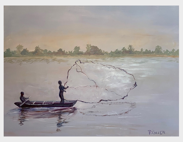 Fishing on the Niger River